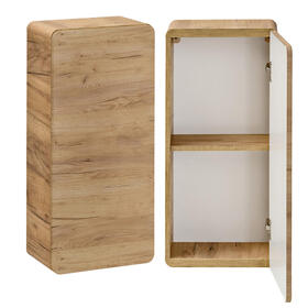 Szafka łazienkowa wisząca 75 x 35 cm złoty dąb Aruba Craft 830