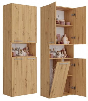 Praktyczny słupek łazienkowy 30x60x174 cm - Idealny do Twojej łazienki