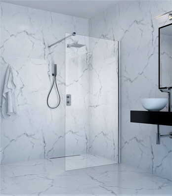 Ścianka prysznicowa Clusi Zeus 80x200cm z powłoką CleanGlass - DARMOWA WYSYŁKA