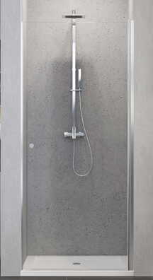 Drzwi prysznicowe SUPERIA 80 szkło czyste 6mm z powłoką
