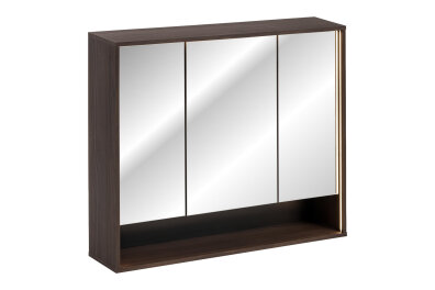 Wisząca Szafka Łazienkowa z Lustrem 100 cm (3 drzwi)