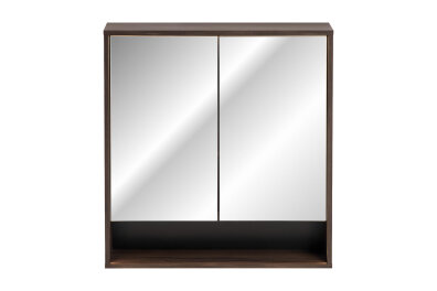 Wisząca Szafka Łazienkowa z Lustrem 80 cm (2 drzwi)
