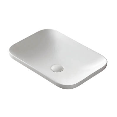 Umywalka wpuszczana w blat Avola 530x370x155 mm z korkiem białym
