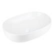 Umywalka nablatowa OLVENA UC5566WH 600x400x150mm Owalna Biały korek, (1) - Umywalka nablatowa