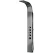 Panel prysznicowy stalowy Corsan SAMSARA S003MGM Mieszacz Grafit Gun Metal, (2) - Panele prysznicowe