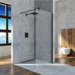 Ścianka prysznicowa 100 cm Walk-In Sea-Horse 100x200 BK251T10K czarna, (1) - Ścianki prysznicowe