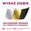 Wanna przyścienna wolnostojąca Corsan MONO E030XLCH 170 cm z szeroką krawędzią Korek klik-klak Chrom, (2) - Wanny wolnostojące