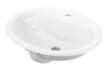Konwalia Umywalka ceramiczna wpuszczana w blat, (1) - Umywalki łazienkowe