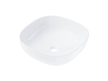 Wolnostojąca umywalka nablatowa Corsan 649995 kwadratowa biała 42 x 42 x 14,5 cm, (3) - Umywalka nablatowa