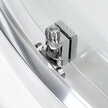 Kabina prysznicowa NEW VARIA półokrągła R55 drzwi przesuwne podwójne 80x80 szkło czyste 6/5mm Active Shield, (3) - Kabiny prysznicowe