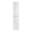 Szafka łazienkowa wysoka 35 cm Biały Połysk / Dąb Craft Złoty COMAD CAPRI WHITE 800, (3) - Szafki łazienkowe