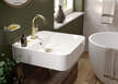 Umywalka ceramiczna wisząca/stawiana Deante Hiacynt New CDY_6U5W, (4) - Umywalki łazienkowe