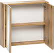 IBIZA WHITE 840 Szafka z lustrem 2D - 60cm, (2) - Szafki łazienkowe