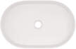 Umywalka biała granitowa owalna nablatowa 35x55 cm, (2) - Umywalka nablatowa