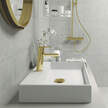 Arnika Bateria umywalkowa złota stojąca, (2) - Baterie umywalkowe