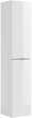 COMAD CAPRI WHITE 800 - Szafka wysoka 35 2D - Biały Połysk/ Dąb Craft Złoty / Biały Połysk, (1) - Szafki łazienkowe
