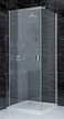 Kabina prysznicowa kwadratowa Clusi Temida 80x80cm lewa z powłoką CleanGlass, (1) - Kabiny prysznicowe