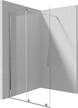 Ścianka prysznicowa walk-in chrom - przesuwna 120cm Jasmin Deante, (1) - Ścianki prysznicowe