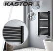 Grzejnik łazienkowy Luxrad Kastor 58x95 czarny mat struktura, (3) - Grzejniki łazienkowe
