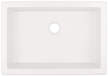 Umywalka biała granitowa wisząca / stawiana - 50x40 cm, (2) - Umywalki łazienkowe