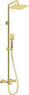 Deszczownica złota z baterią wannową termostatyczną Deante NAC Z1HT, (1) - Deszczownie