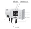 Sterownik regulator pompy obiegowej LED ST-02, (3) - Akcesoria do kotłów i pieców