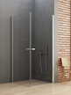 Kabina prysznicowa NEW SOLEO kwadratowa 90x90 drzwi wahadłowe podwójne szkło czyste 6mm Active Shield, (1) - Kabiny prysznicowe