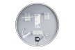 Lustro LED w ramie okrągłe 60 cm Sirius Led, (4) - Lustra łazienkowe