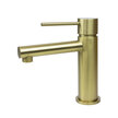 Elegancka bateria umywalkowa Corsan CMB7511BGL Lugo szczotkowane złoto, (1) - Baterie umywalkowe