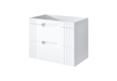 Biała szafka pod umywalkę 80 cm wisząca lub stojąca Comad Fiji 82-80, (1) - Fiji White