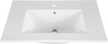 LAVA WHITE 80 DP - Umywalka meblowa 80 cm ceramiczna, (1) - Umywalka meblowa