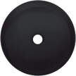 Umywalka granitowa czarna okrągła 36 cm Deante Silia, (2) - Umywalka nablatowa