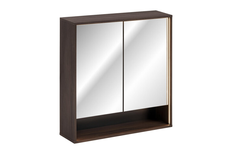 Wisząca Szafka Łazienkowa z Lustrem 80 cm (2 drzwi), (2) - Szafki łazienkowe