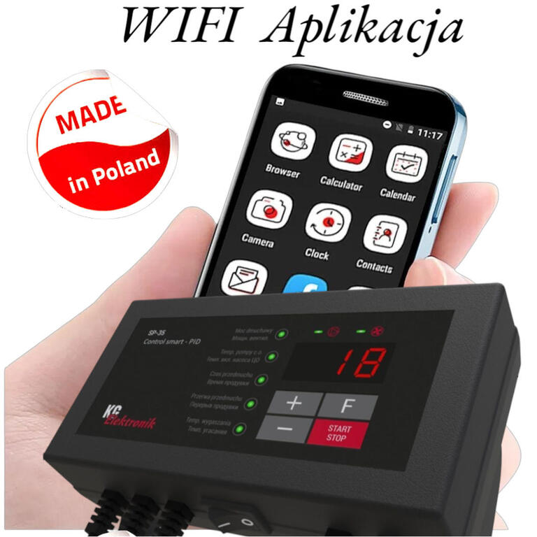 Sterownik do kotła regulator pompy CO i dmuchawy SP-35 WIFI smart, (4) - Akcesoria do kotłów i pieców