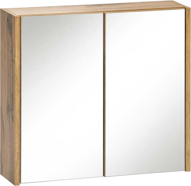 IBIZA WHITE 840 Szafka z lustrem 2D - 60cm, (1) - Szafki łazienkowe