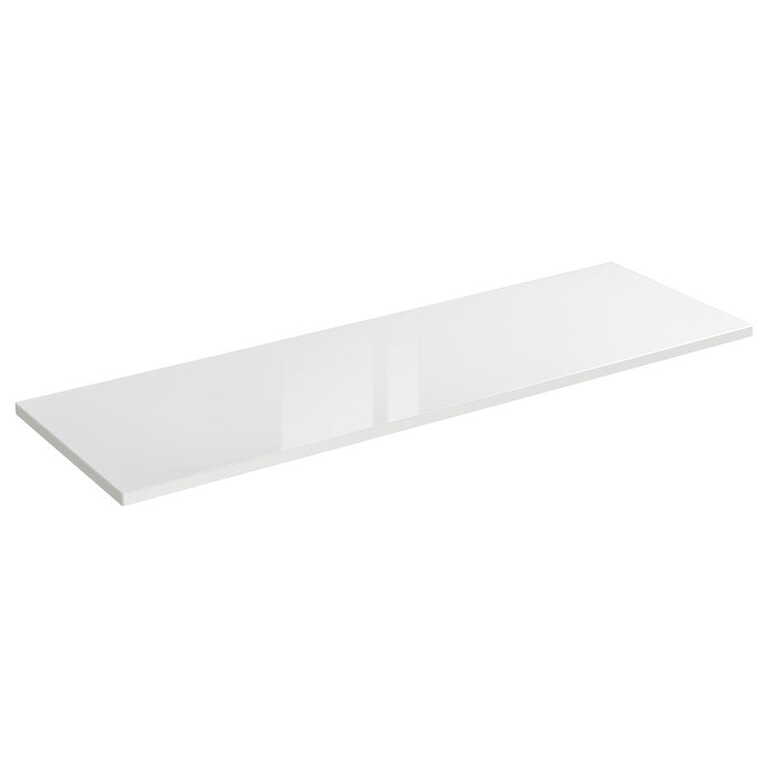 Blat biały połysk szafki łazienkowej 140 cm CAPRI WHITE 893, (1) - Akcesoria