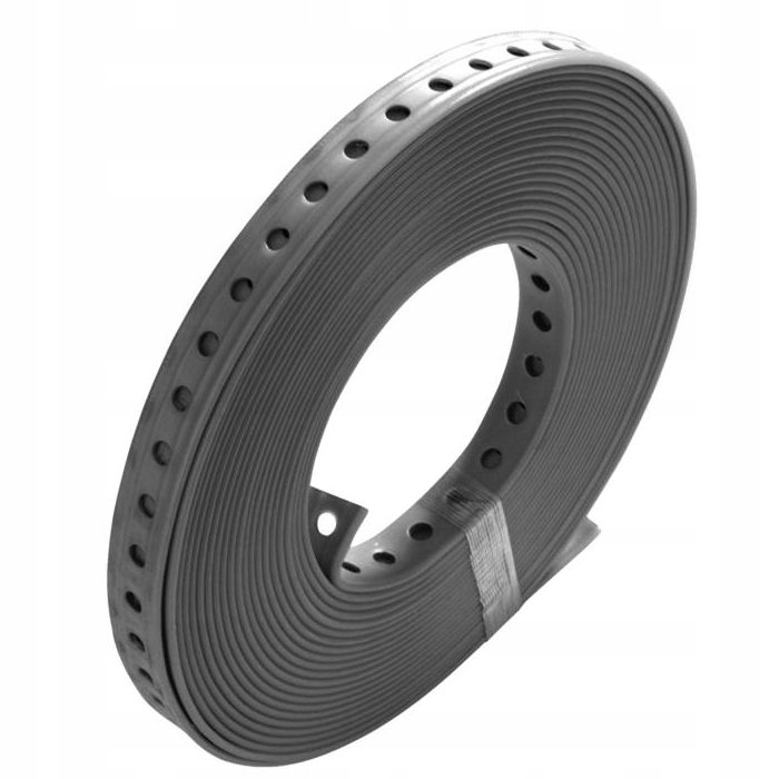 Taśma montażowa perforowana powlekana 19mm 10m
