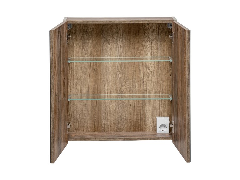 Szafka z lustrem COMAD 60 cm SANTA FE TAUPE 84-60-A-2D , (4) - Santa Fe Taupe