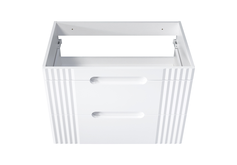 Biała szafka pod umywalkę 80 cm wisząca lub stojąca Comad Fiji 82-80, (5) - Fiji White