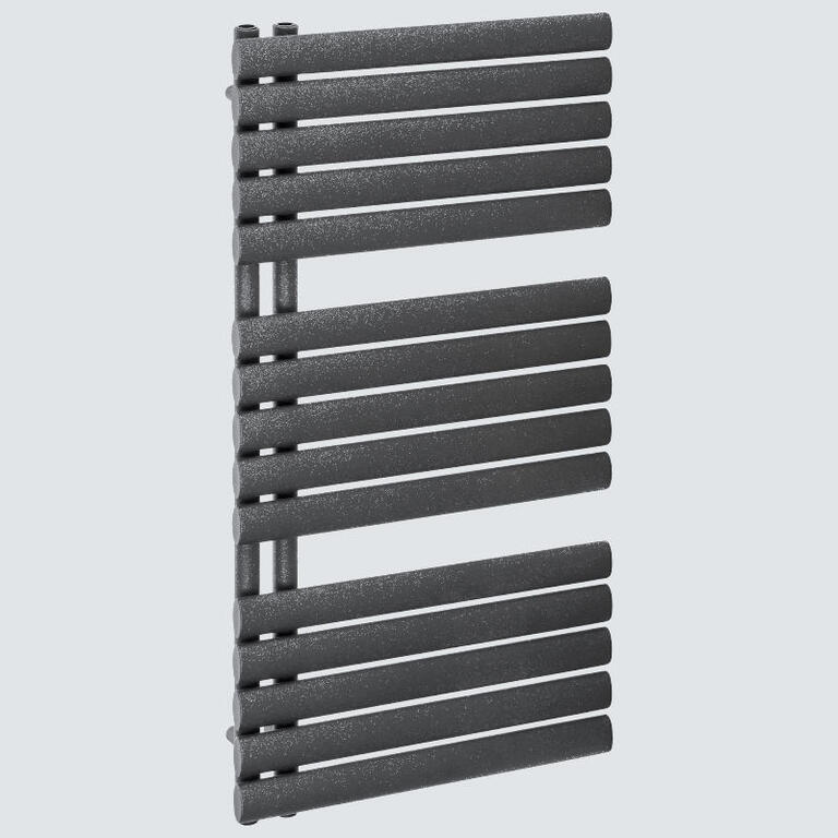 Grzejnik łazienkowy Luxrad Flag Bis 50x116 grafit strukturalny, (1) - Grzejniki łazienkowe
