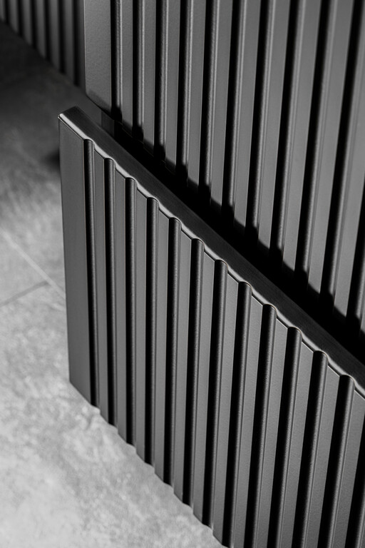 Szafka wisząca pod umywalkę 80 cm czarna ADEL BLACK 82-80-B-2S, (6) - Adel Black