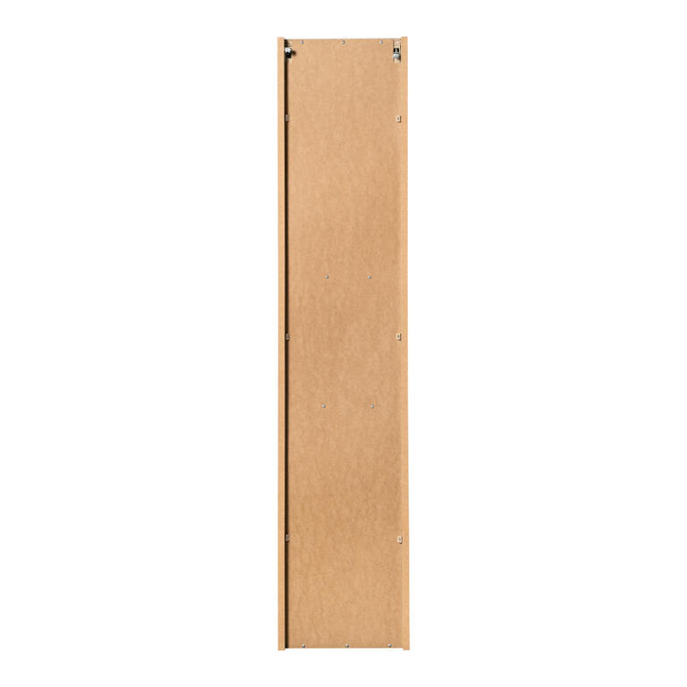 Słupek łazienkowy zielony 140x30 cm Comad Line Reed Green ryflowany front, (3) - Line Reed Green