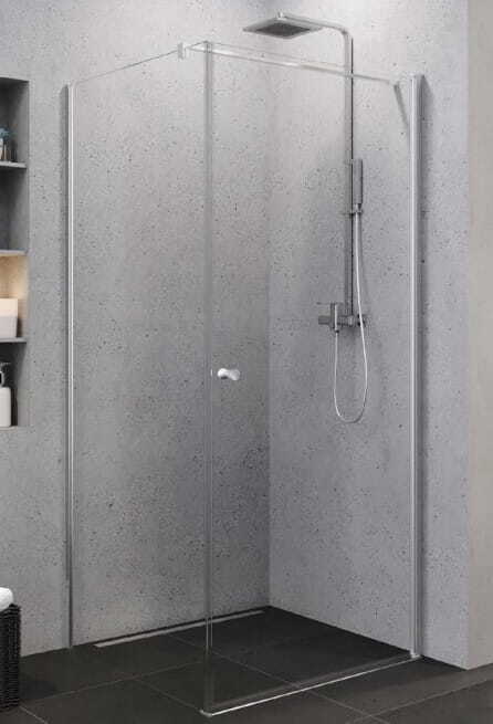 Kabina prysznicowa SUPERIA kwadratowa 80x80 szkło czyste 6mm z powłoką, (1) - Kabiny prysznicowe