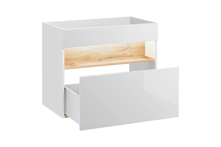 Szafka pod umywalkę 80 cm biała Comad BAHAMA BIAŁA 821, (2) - Bahama White