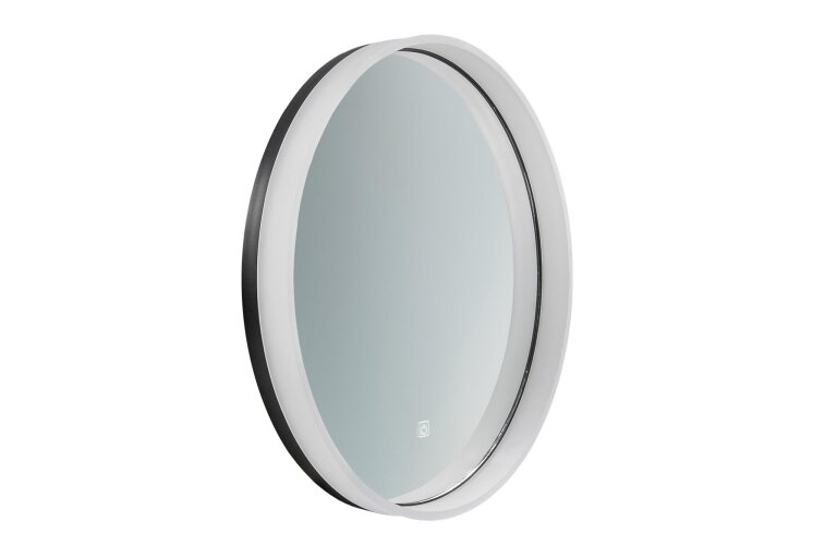 Lustro LED w ramie okrągłe 60 cm Orion, (1) - Meble łazienkowe