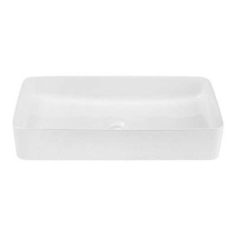 Umywalka nablatowa 61cm ceramiczna SLIM WHITE 60, (1) - Umywalka nablatowa