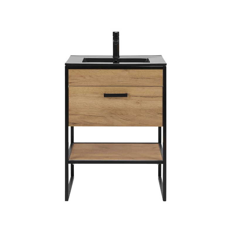 Kompaktowa szafka pod umywalkę Brooklin 820 – 60 cm Loft, (3) - Brooklin